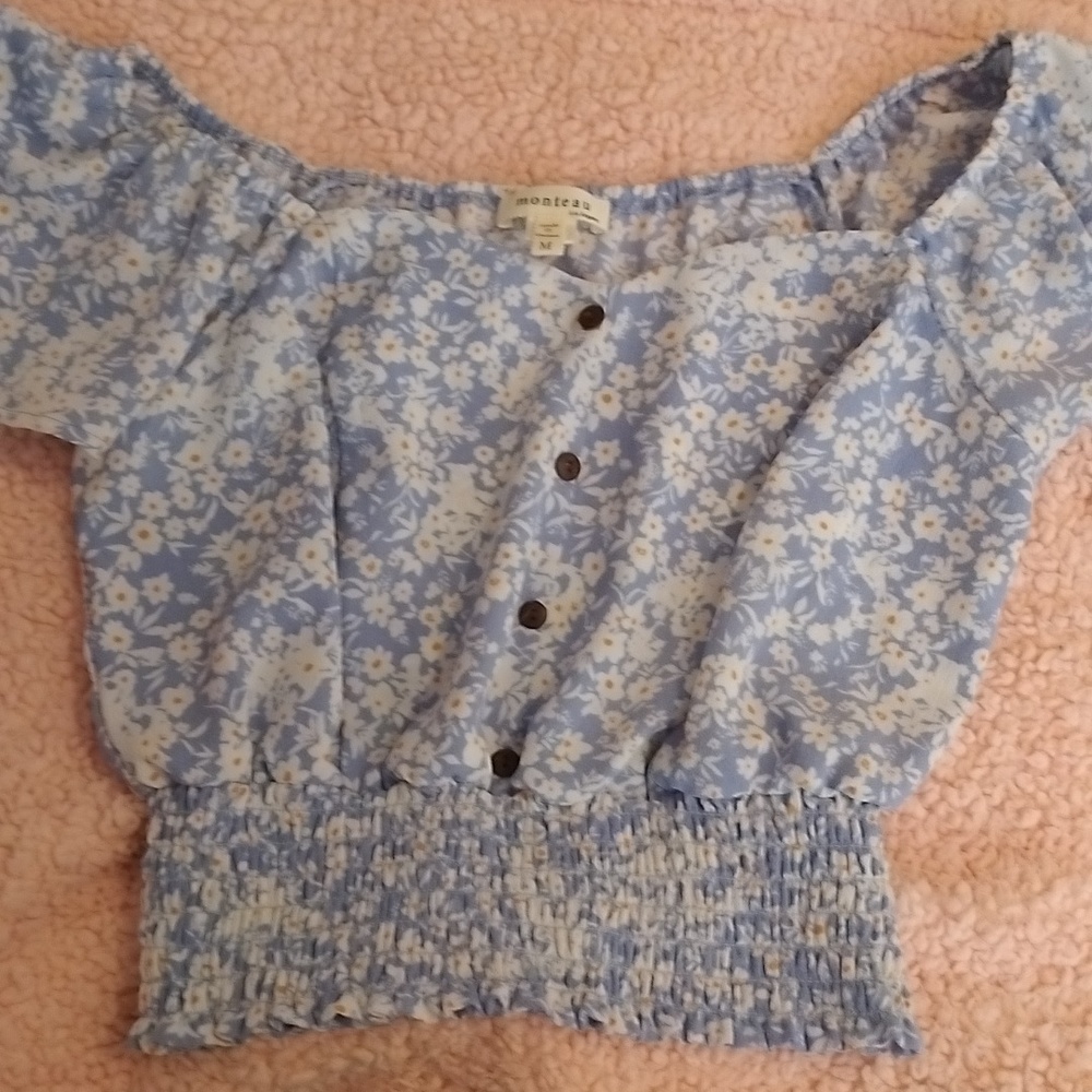 Crop top flowered